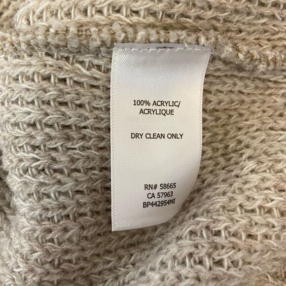 NWT BP Oversized Colour Blocked Warm Soft Fuzzy Scoop Neck Loose Fit Sweater XXS - Picture 9 of 11
